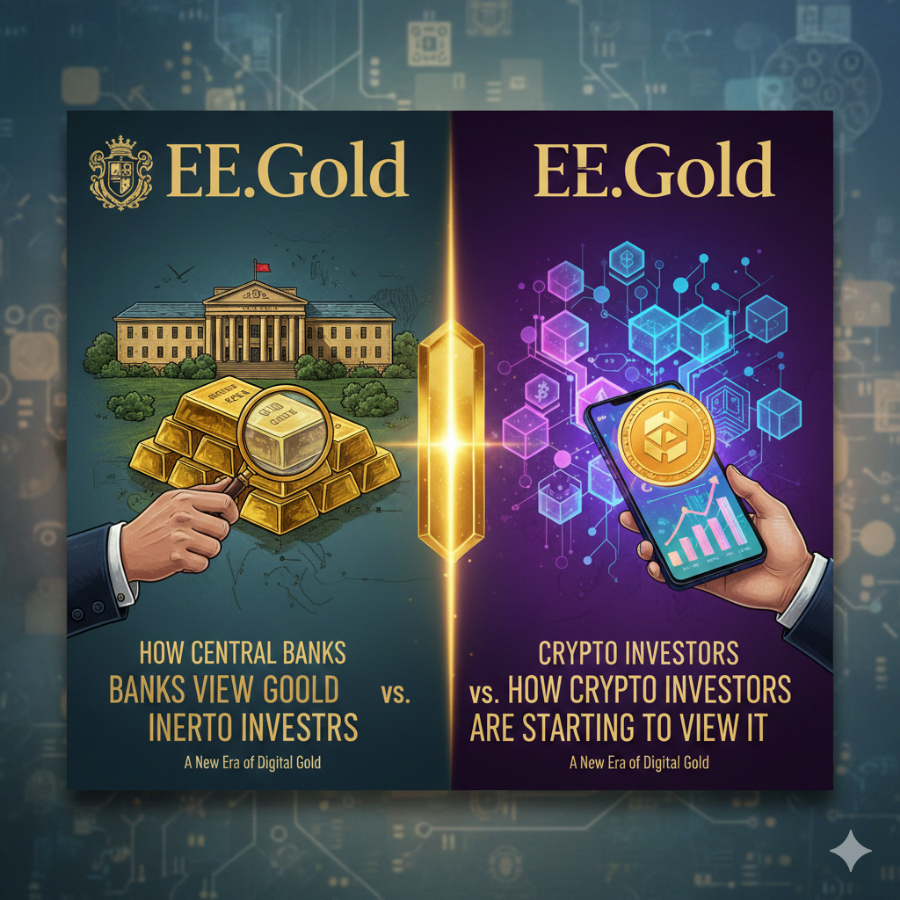 How Central Banks View Gold vs. How Crypto Investors Are Starting to View It
