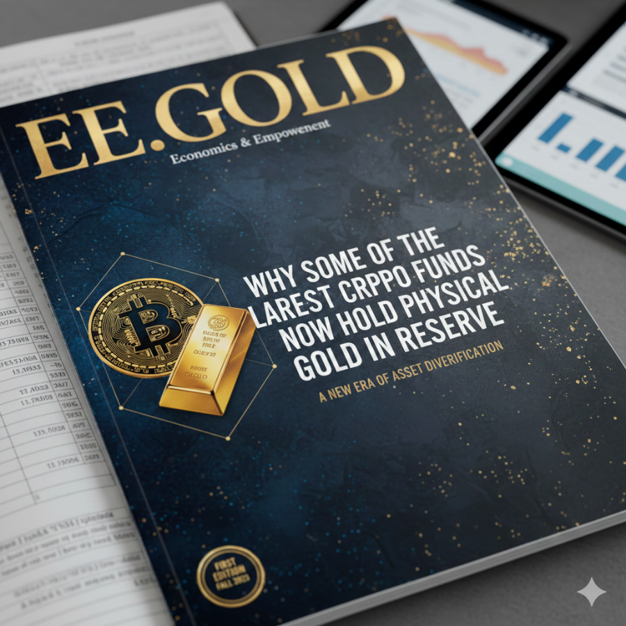 Why Some of the Largest Crypto Funds Now Hold Physical Gold in Reserve