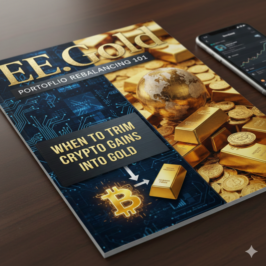Portfolio Rebalancing 101: When to Trim Crypto Gains into Gold