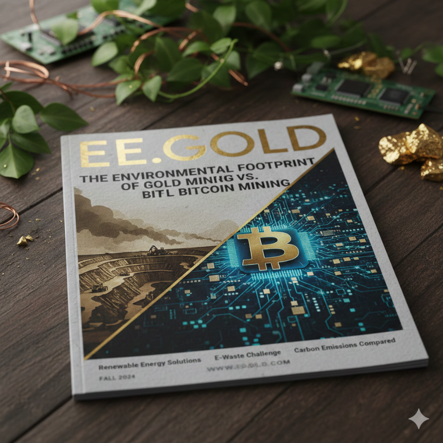 The Environmental Footprint of Gold Mining vs. Bitcoin Mining 