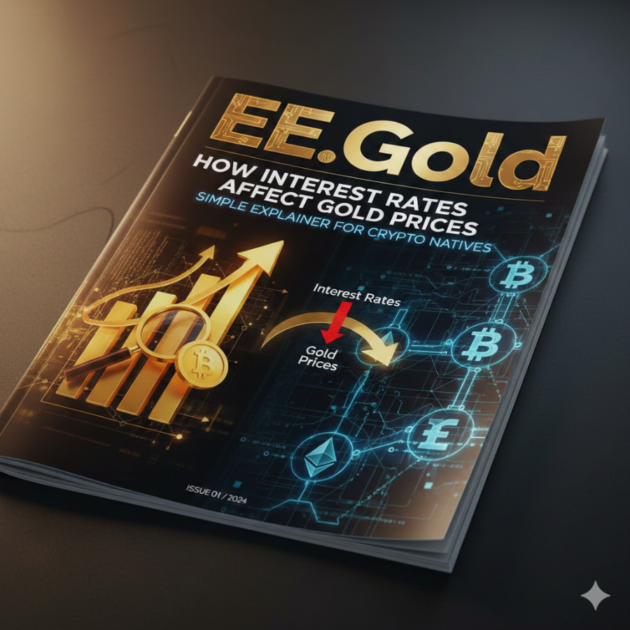 How Interest Rates Affect Gold Prices – Simple Explainer for Crypto Natives